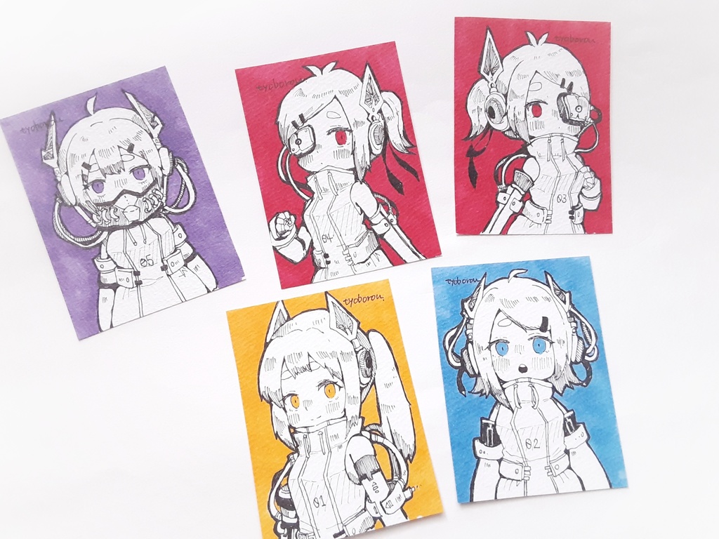 【額付き】アナログミニ原画 04