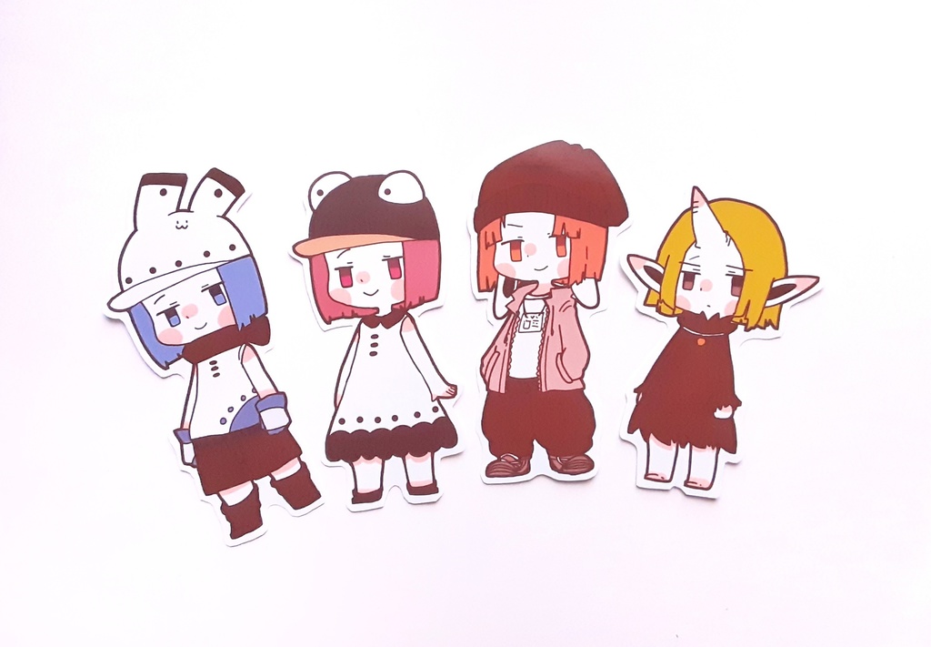 ウワチョリステッカー