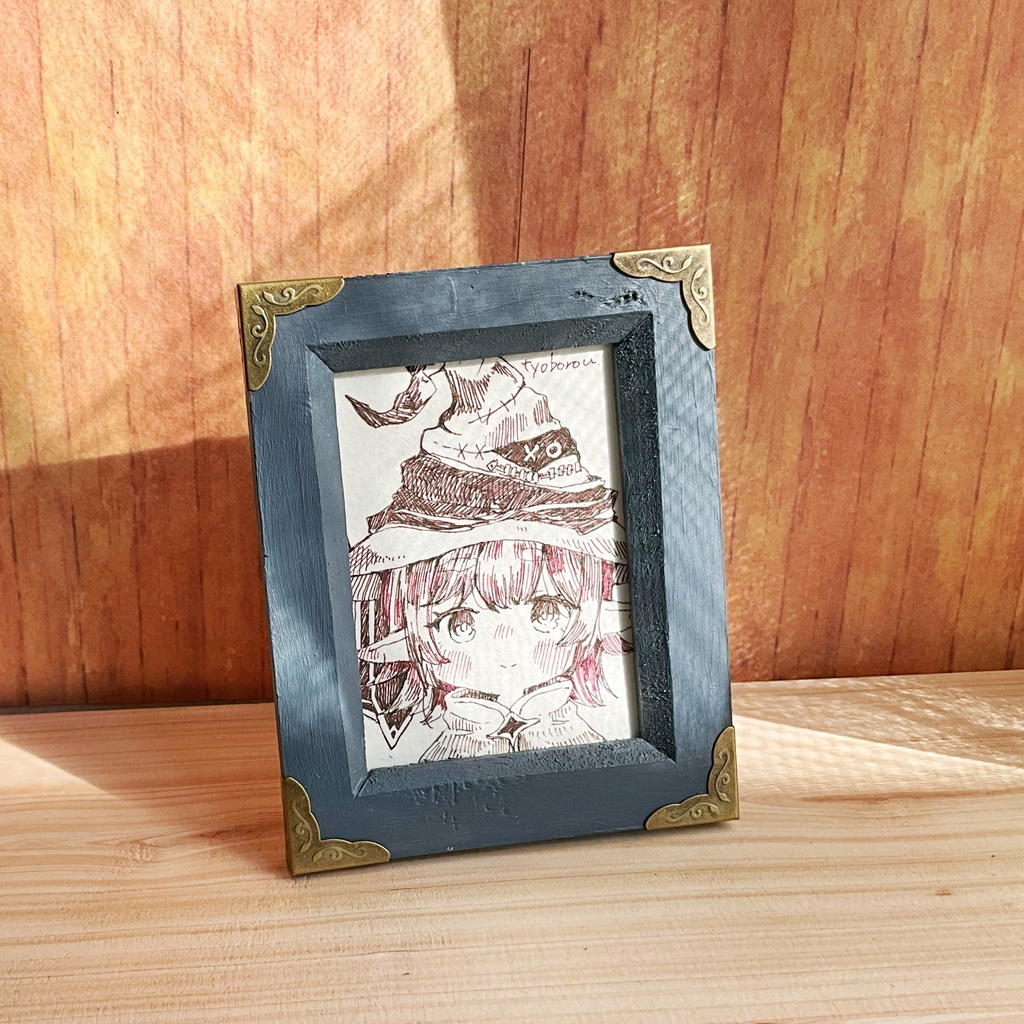 【額付き】アナログミニ原画 トモちゃん