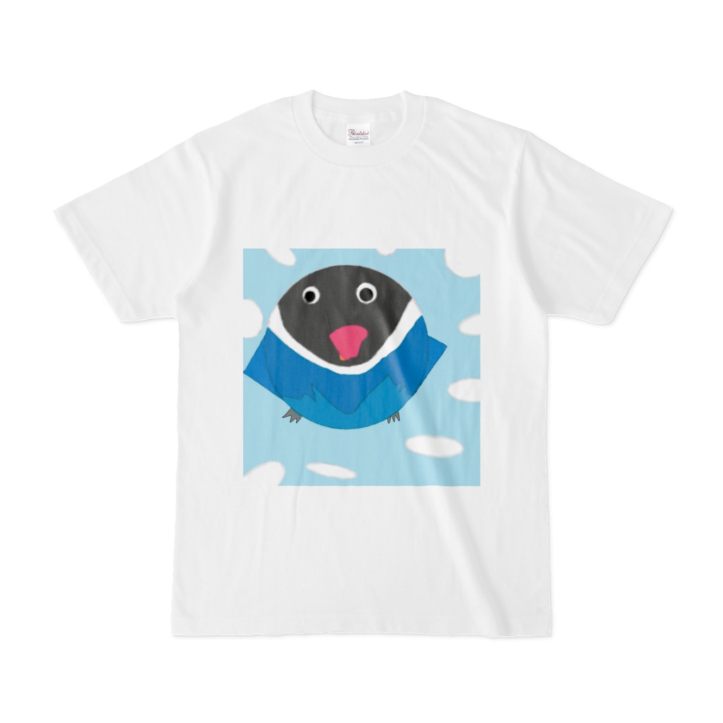 インコTシャツA ブルーボタンインコ