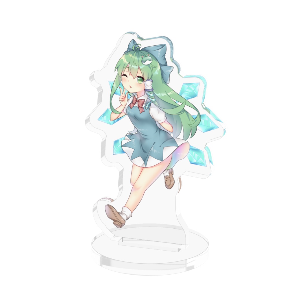 東風谷早苗アクリルスタンド(チルノコス)
