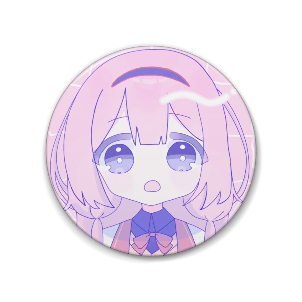 【非公式】デフォルメンゴちゃんの缶バッジ