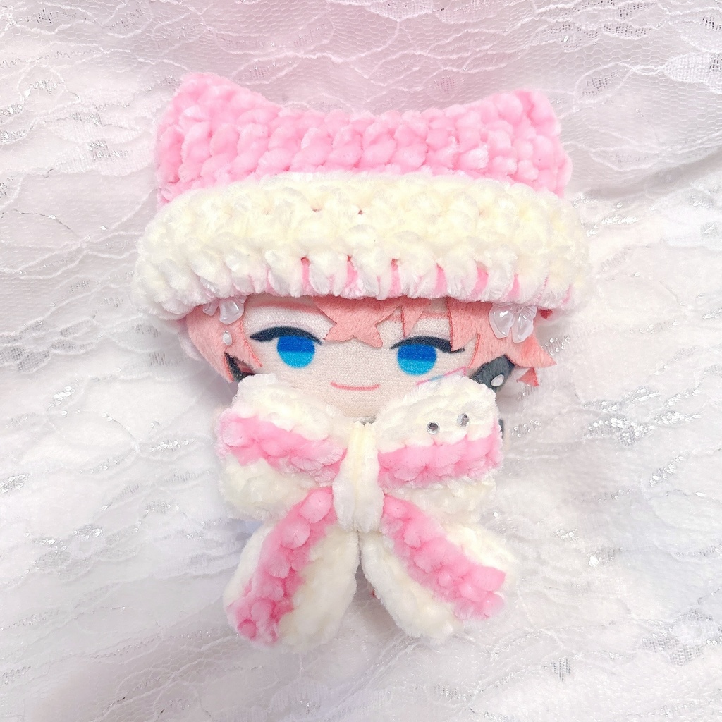 猫耳ニット&リボン