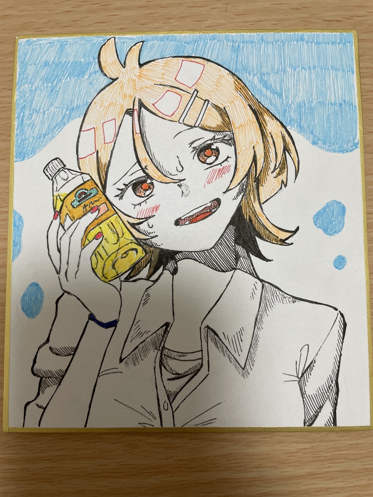 オリジナル色紙