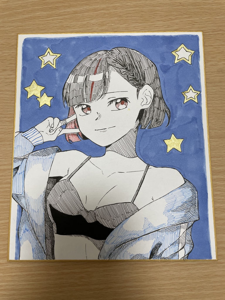 オリジナル色紙