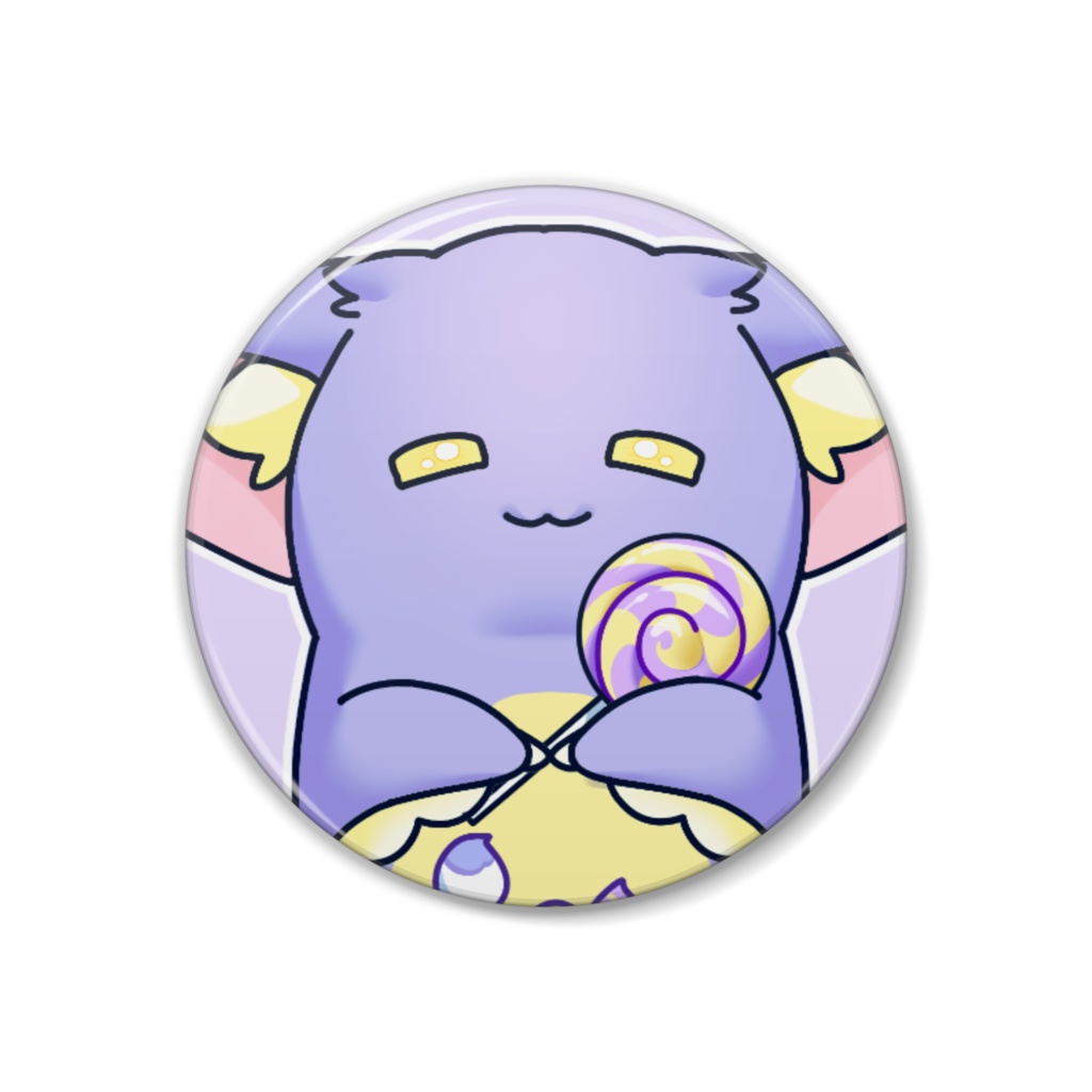 そふあめ-マスコット缶バッジ