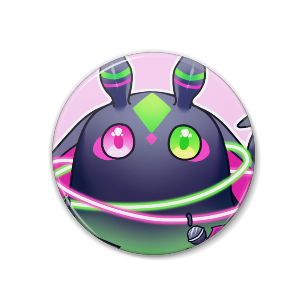 マスコット缶バッジ-愛夢どぉる