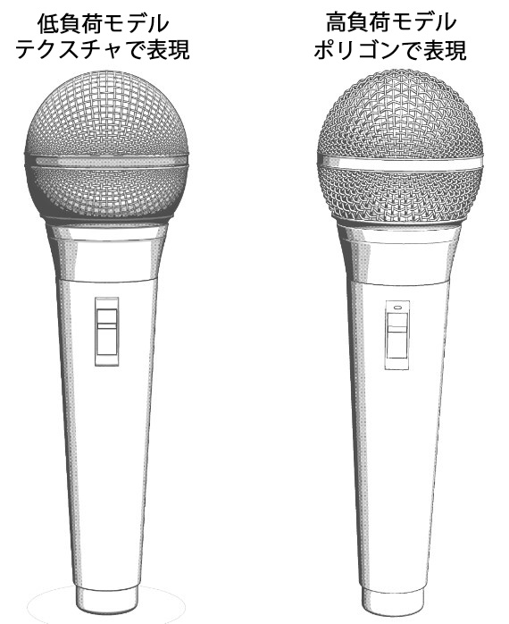 ハンドマイク3D素材