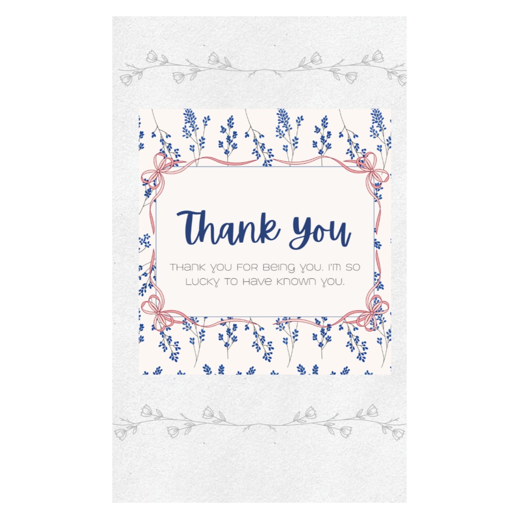 thank you card