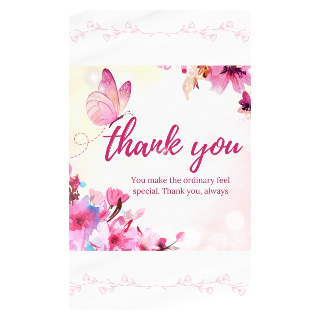 thank you card