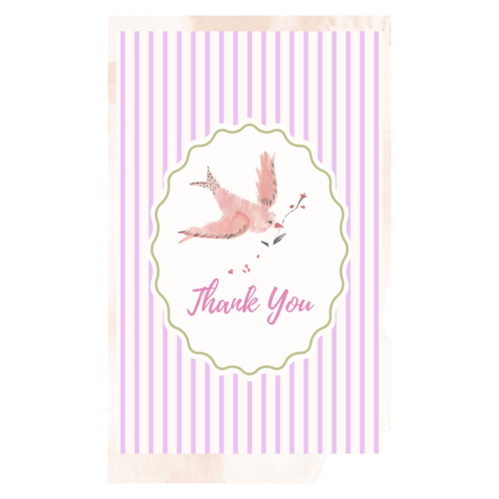thank you card