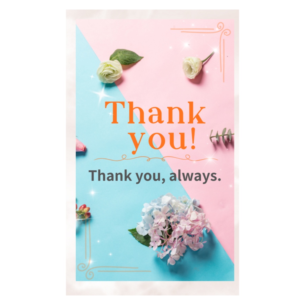 thank you card