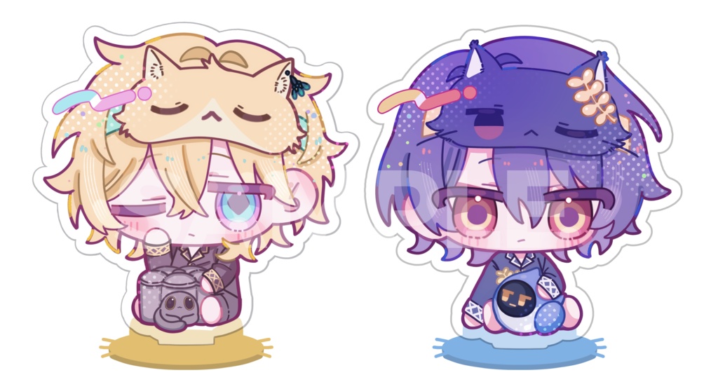 アベンチュリン＆レイシオ おねむミニアクスタセット