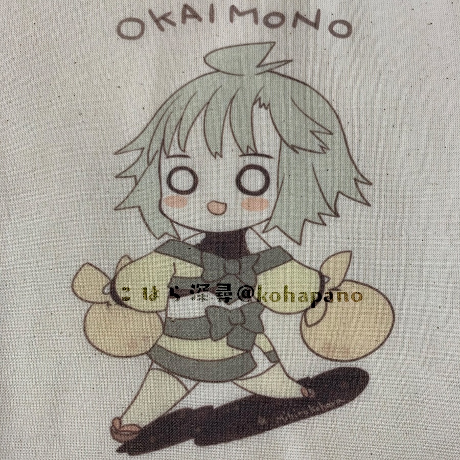 蕎麦ちゃんエコバッグシンプル