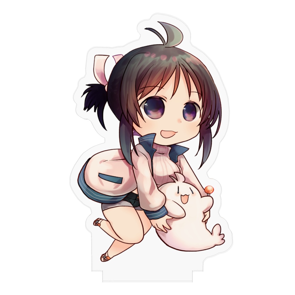 新聞屋さん&魔獣だいふくアクリルフィギュア