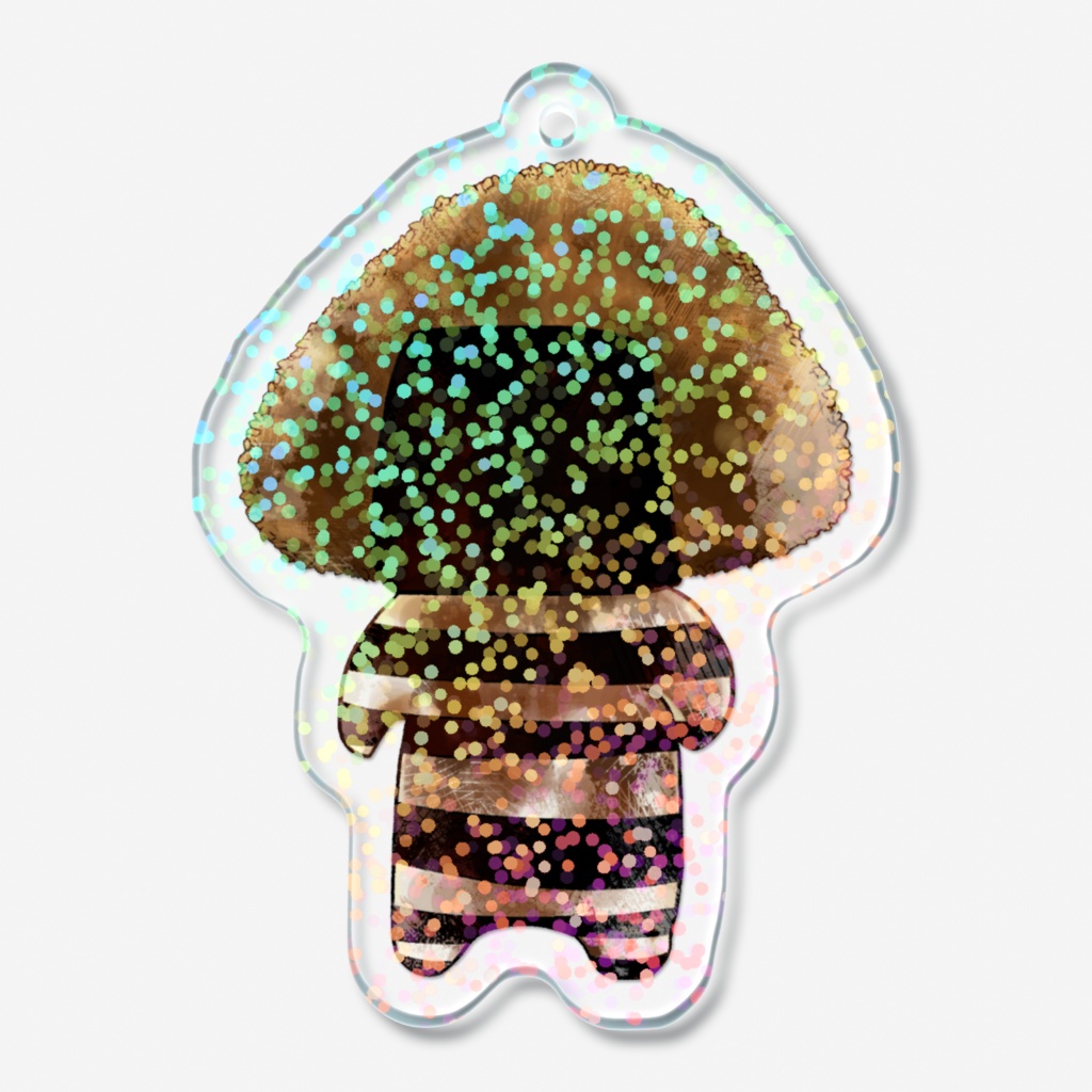 【非公式】焦げおにぎりゃーホロアクキー【猫又おかゆ】