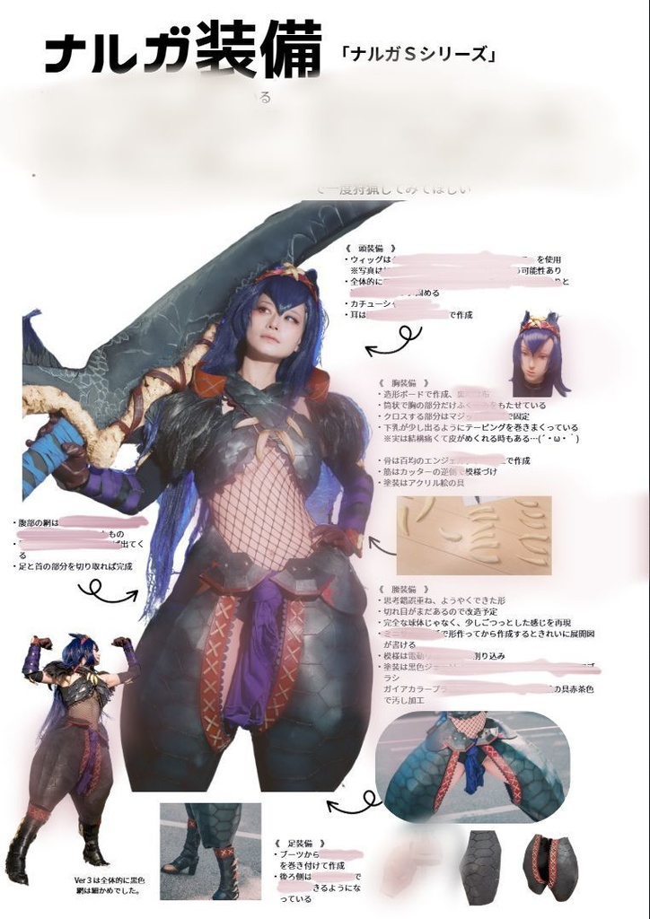 狩人の装備 ~白冥にあ‐造形解説写真集~