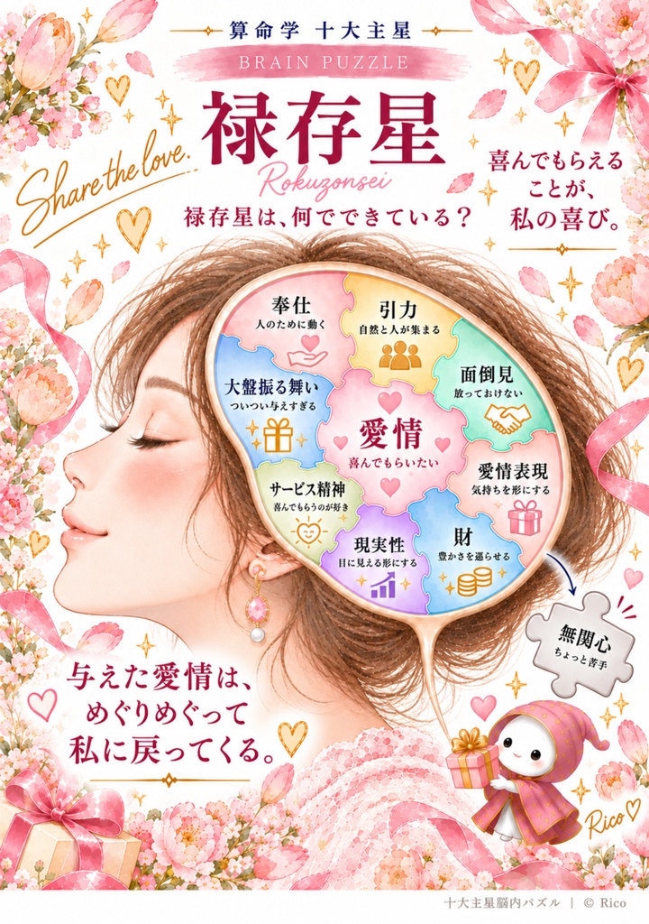 十大主星 BRAIN PUZZLE|10の星の頭の中、覗いてみました。【PDF版】
