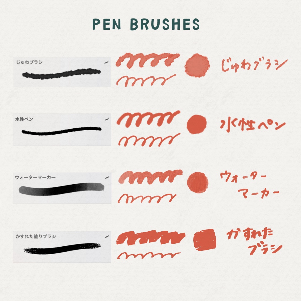 【Procreate】anninゆるアートブラシセット