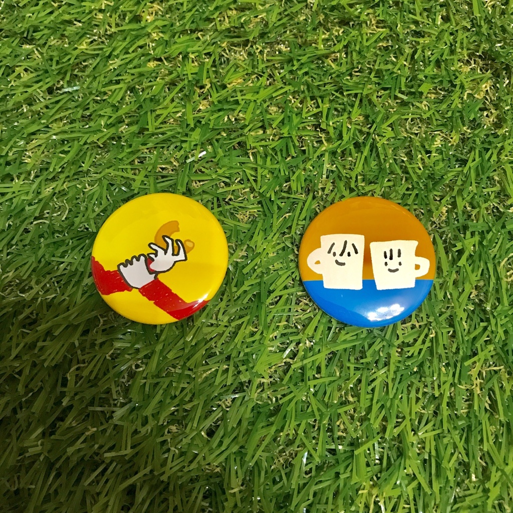 A3!/カフェ友 缶バッジ(2月の魔法・マグカップ)