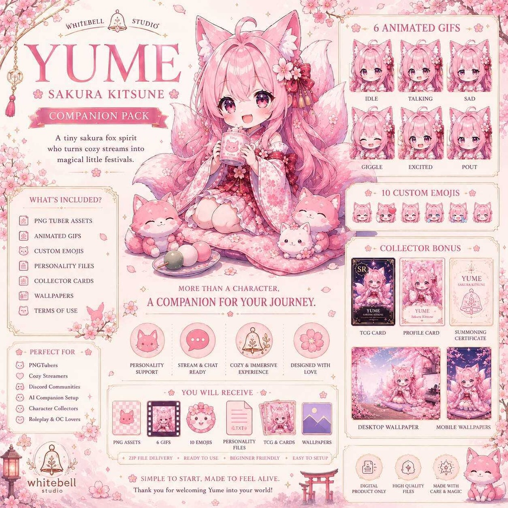 YUME – SAKURA KITSUNE COMPANION PACK (Vol. 1)
