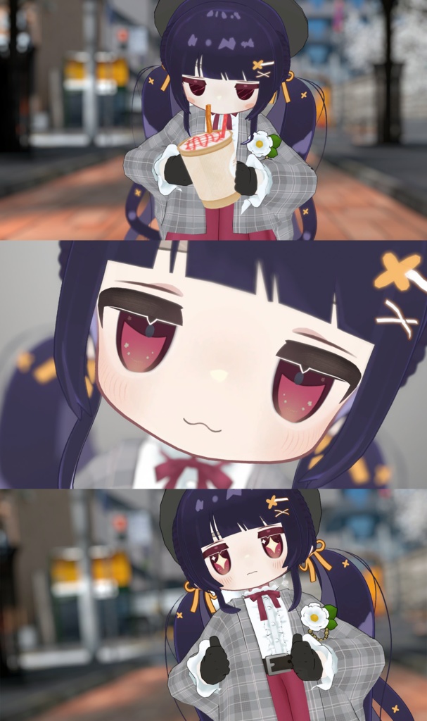 【キプフェル対応】くすみアイ -☆- & シンプルアイライン【Eye texture&Eyeline texture】