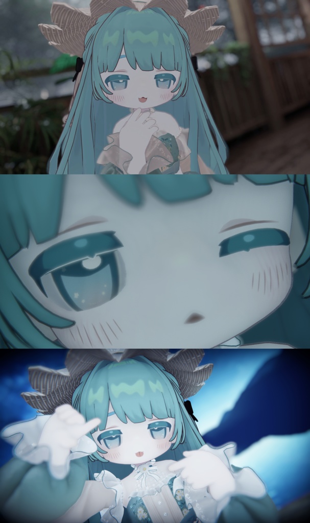 【キプフェル対応】くすみアイ -☆- & シンプルアイライン【Eye texture&Eyeline texture】