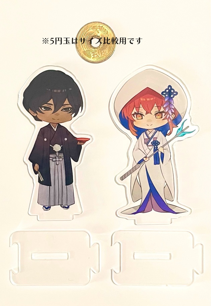 ジュナぐだ♀結婚式アクスタ(2体セット×2種)