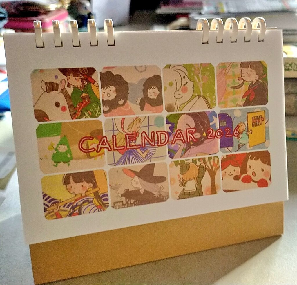 2026年　卓上カレンダー