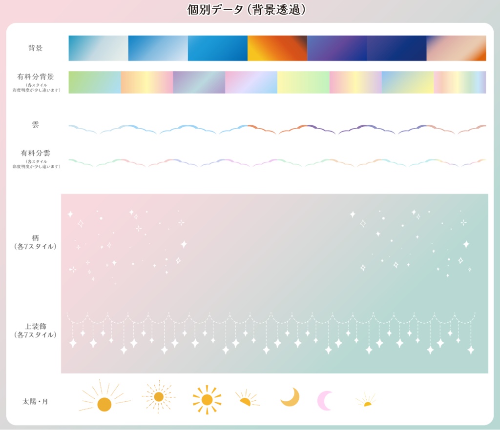 【フリー素材】空な雰囲気のIRIAM向きヘッダー