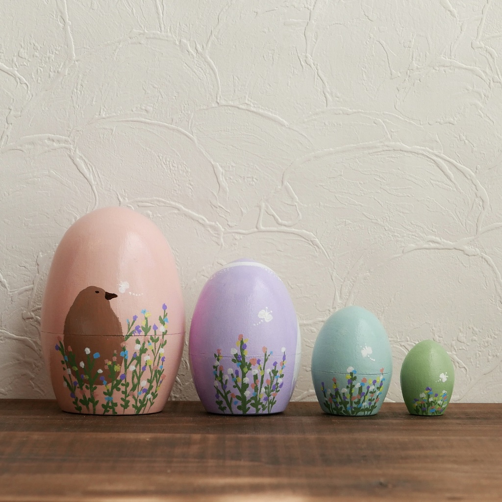 春のたまごペンギンマトリョーシカ