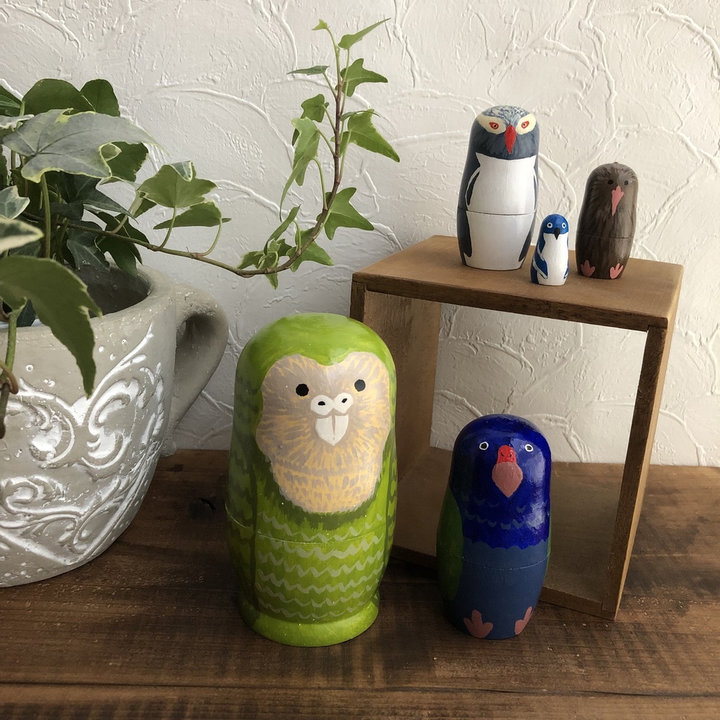 【とりてん開催記念】好きな鳥でオーダーできるマトリョーシカ