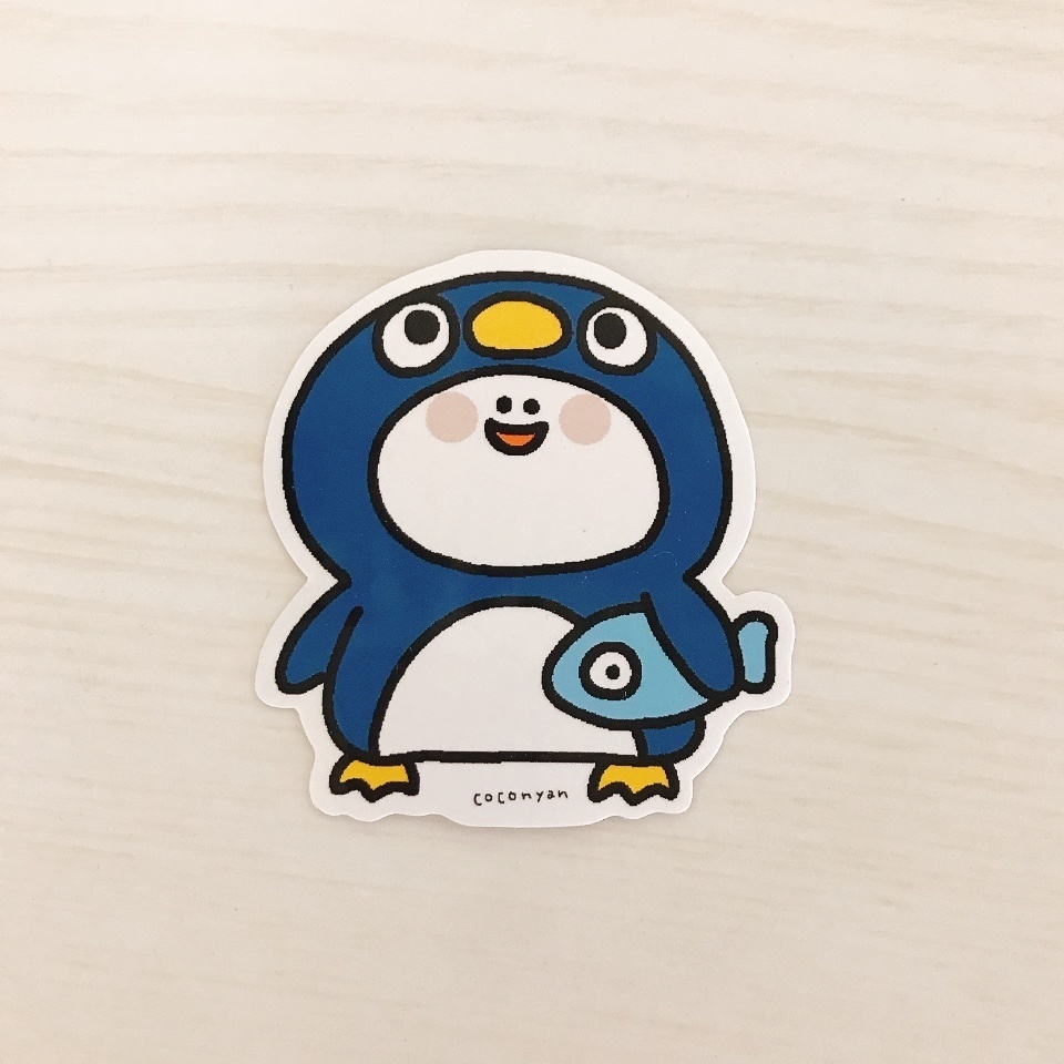 ペンギンさんなたらもちゃんステッカー