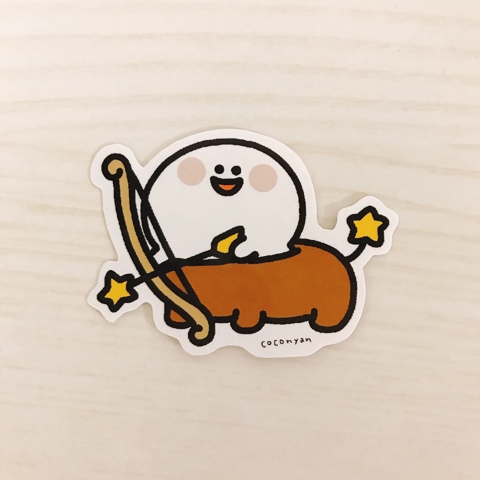 【星座なたらもちゃんステッカー】いて座