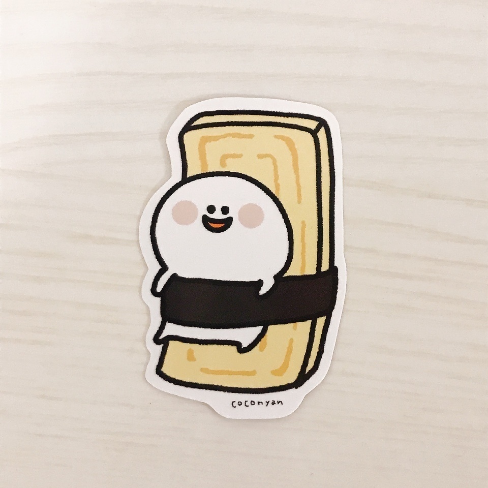 たまご寿司たらもちゃんステッカー