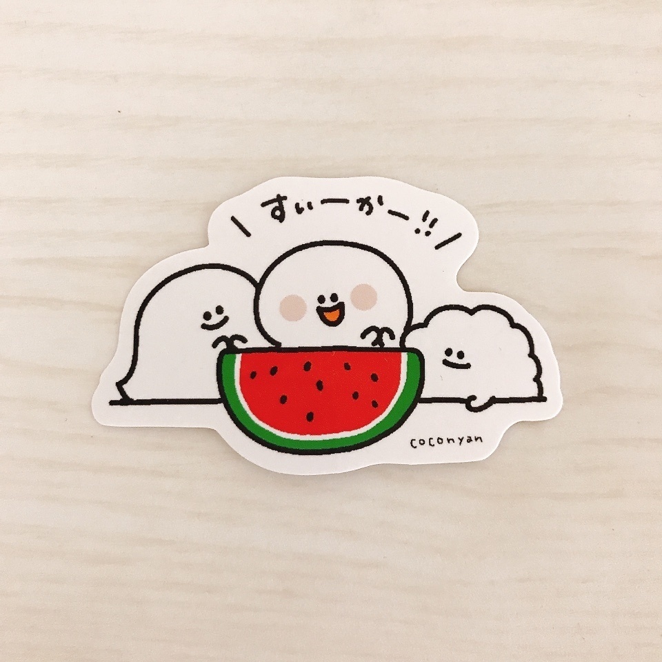 すぃーかー！なステッカー🍉