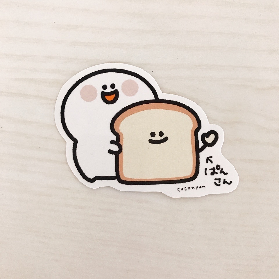 ぱんさんとたらもちゃんステッカー🍞