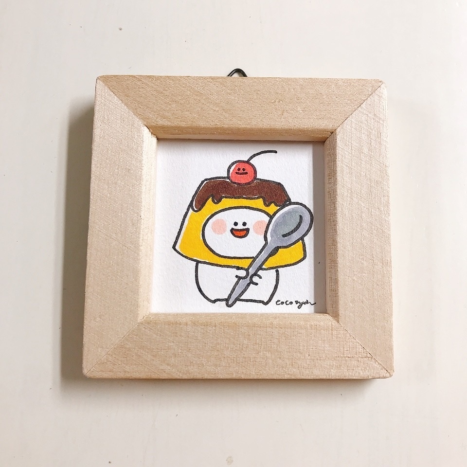 【原画】プリンお食べ〜🍮