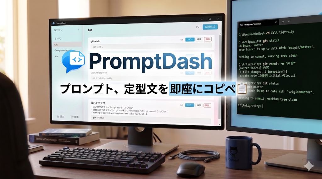 PromptDash（定型文＆プロンプト管理アプリ）