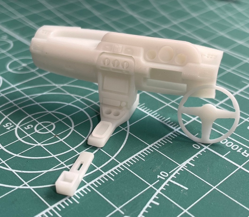 【STL販売】1/24カーモデル向けインパネキットA