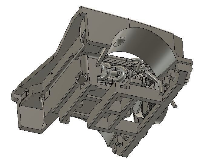 1/24カーモデル向けエンジンキットF