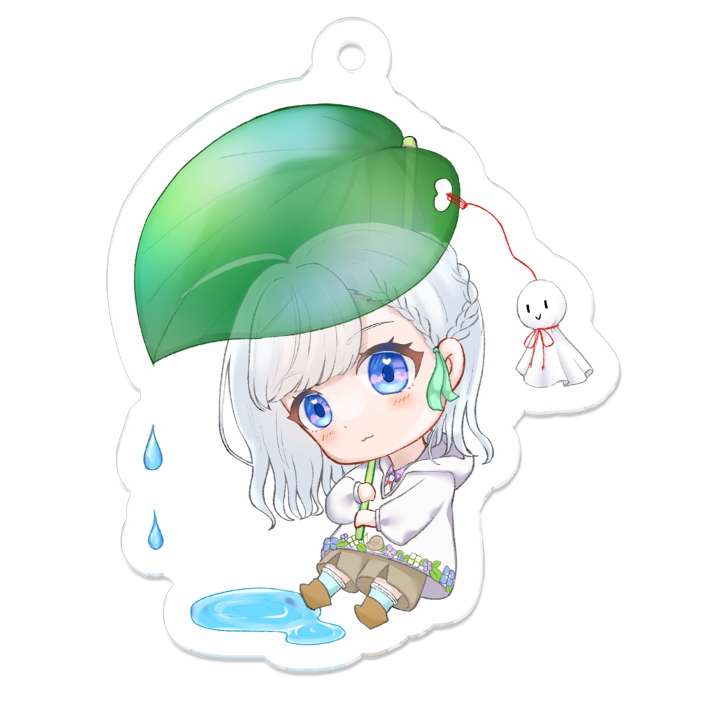 雨宿りんアクリルキーホルダー
