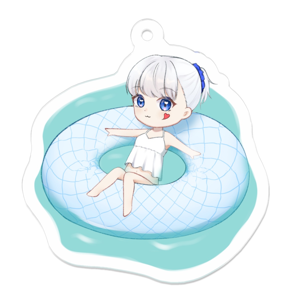 ぷかるんアクリルキーホルダー(コーティング)