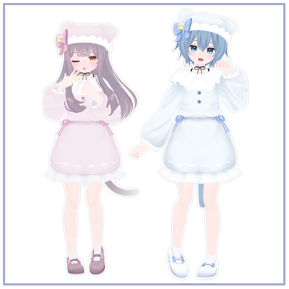 【ラスクちゃん・ミルクちゃん対応】衣装モデル『フリルワンピース』