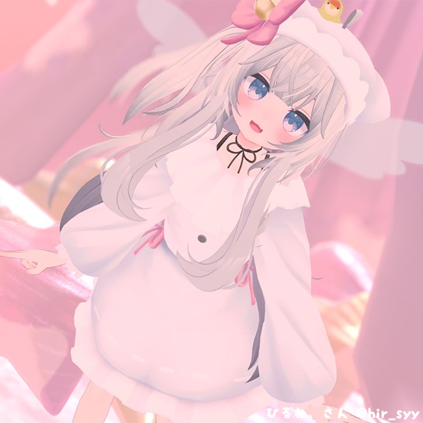 【ラスクちゃん・ミルクちゃん対応】衣装モデル『フリルワンピース』