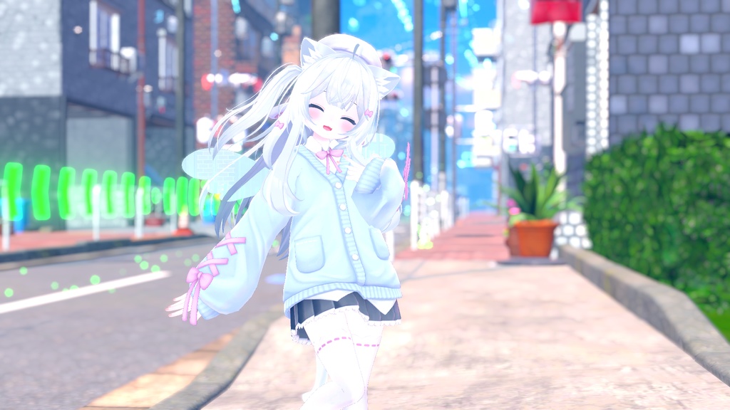 【ラスク/ミルク/カリンちゃん対応】衣装モデル『リボンカーディガン』