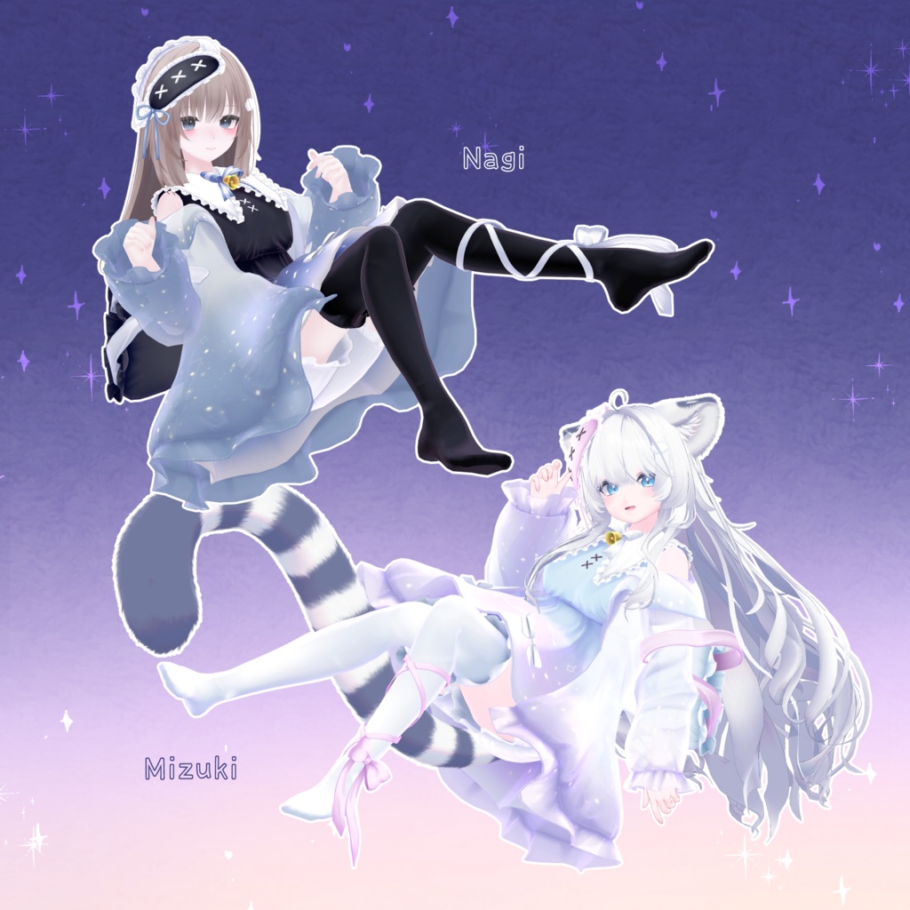 【18アバター対応】衣装モデル『ゆめいろワンピース』