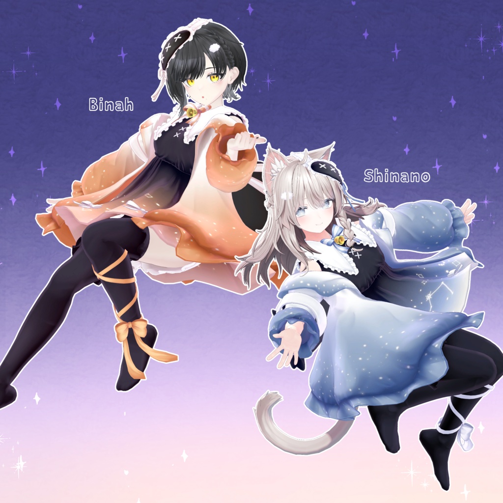 【18アバター対応】衣装モデル『ゆめいろワンピース』