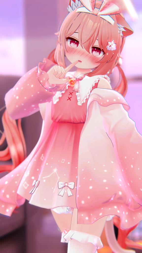 【18アバター対応】衣装モデル『ゆめいろワンピース』