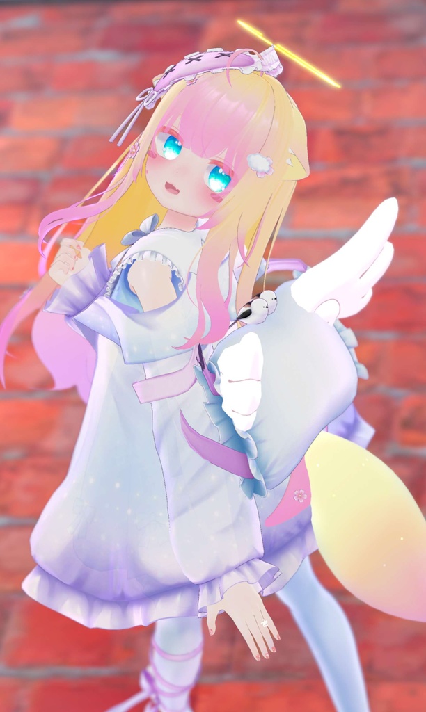 【18アバター対応】衣装モデル『ゆめいろワンピース』